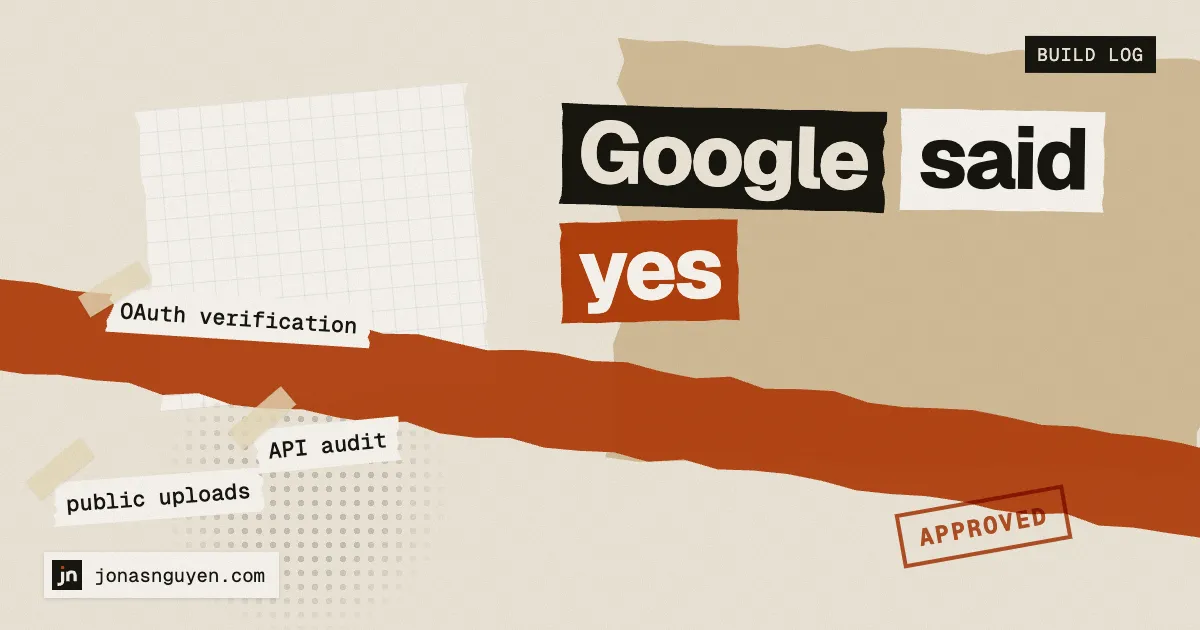 Collage illustration: “Google said yes”