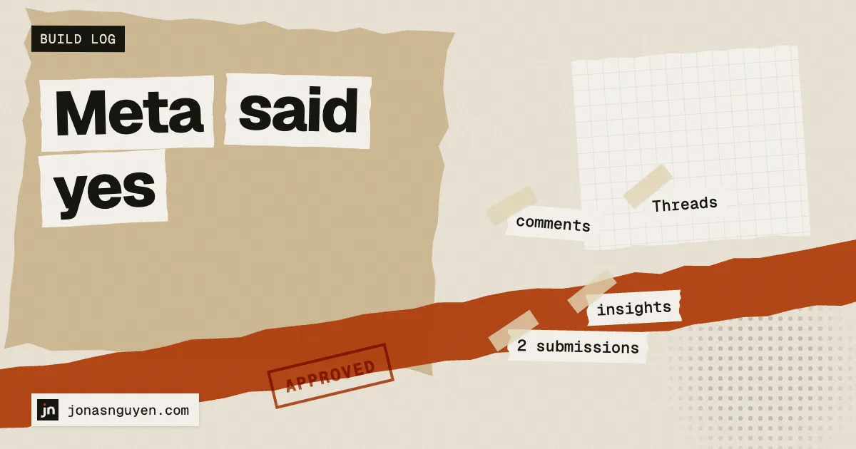 Collage illustration: “Meta said yes”