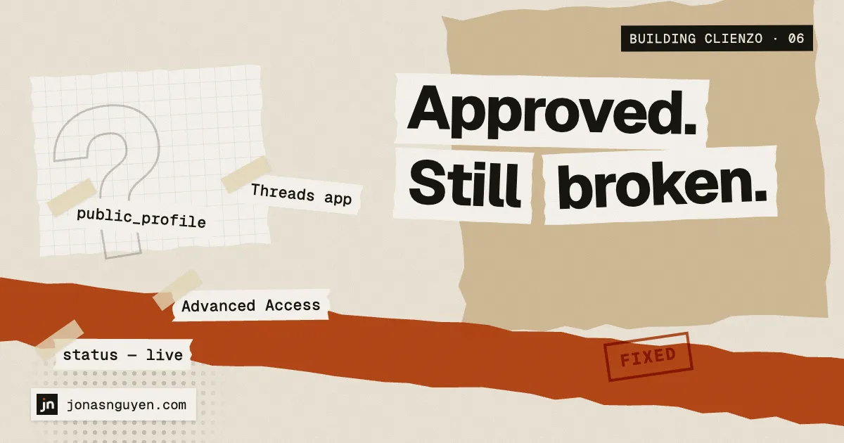Collage illustration: “Approved. Still broken.”